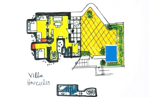Oia Villa | Authentic 2 Bedroom Villa with outdoor Plunge Pool & Sea View, family friendly