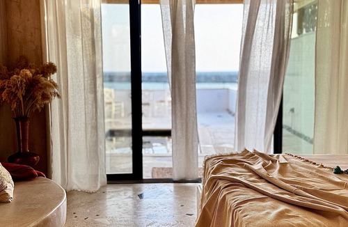 Kokinos Pirgos Apartment | Azure Pyrgos Seafront Boutique Suite - Authentic Crete, right by the sea