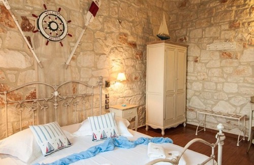 Psarou Villa | Beautiful private villa for 4 guests with WIFI, A/C, TV, terrace, panoramic view and parking