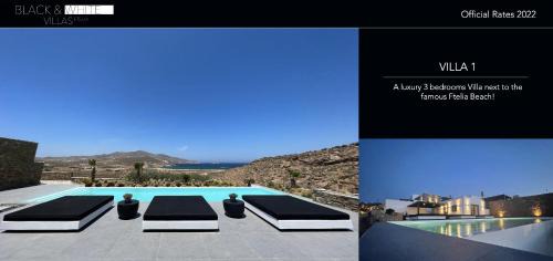 Ftelia Villa | BLACK AND WHITE VILLAS FTELIA - MYKONOS