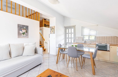 Roussospiti Villa | Charmful villa, stunning views,pool, hot tub & BBQ