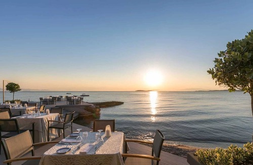 Vouliagmeni Apartment | Charming 1BR Suite with Ocean Front Views