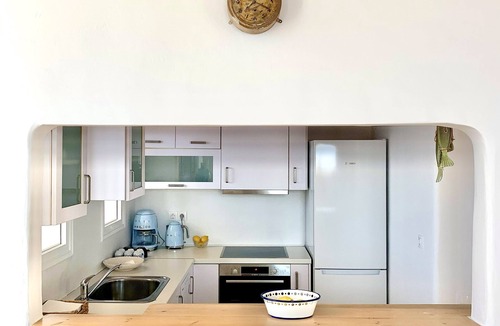 Agios Ioannis Villa | Cozy villa, family friendly,private pool, sunset views overlooking the Aegean.