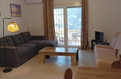 Agia Triada Apartment | Cozy1-bedroom apartment, two sofa bed in enchanting peraia-neoi epivates with AC