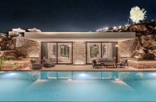 Gouves Villa | Domaine–Sea,Luxury Eco Villa, private pool, great view