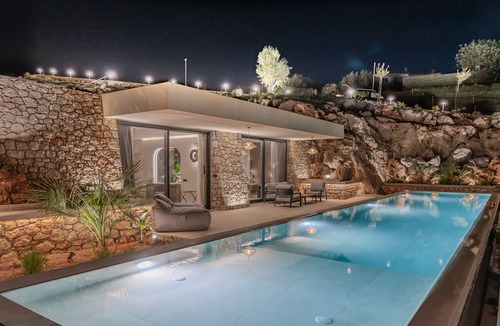 Gouves Villa | Domaine–Sea,Luxury Eco Villa, private pool, great view