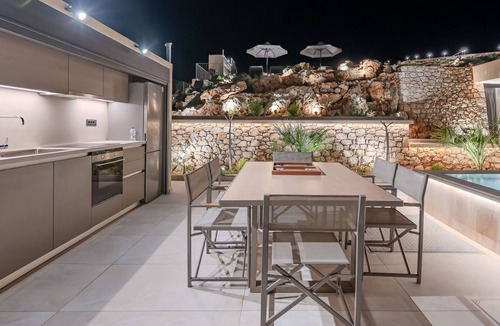 Gouves Villa | Domaine–Sea,Luxury Eco Villa, private pool, great view