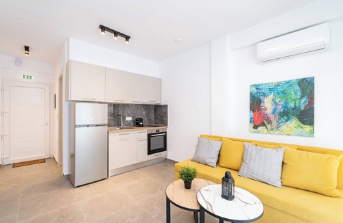 Pangaio Apartment | Green Almond One-Bedroom Apartment with Pool Access