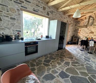 Afissos House | Haus im Olivenhain direkt am Meer