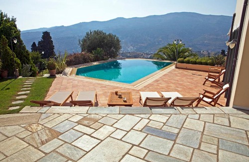 Andros Town Villa | Hortensia Villa - Infinity Pool & Sea Views by Explore Andros