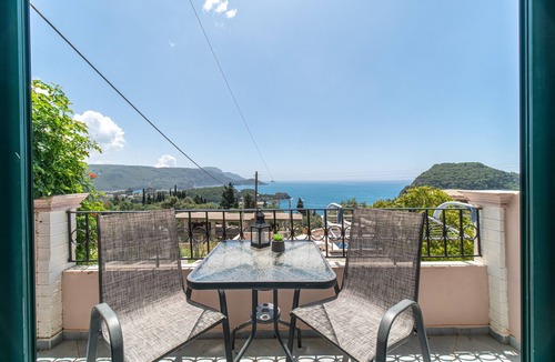 Lakones Apartment | Hotel Apartment "Spyridoula Studio 1" with Sea View, Shared Pool & Wi-Fi