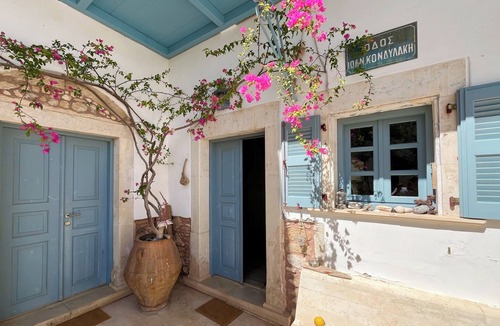 Sitia House | Idyllic city villa in Sitia with a view of the sea, a 4-minute walk to the beach.