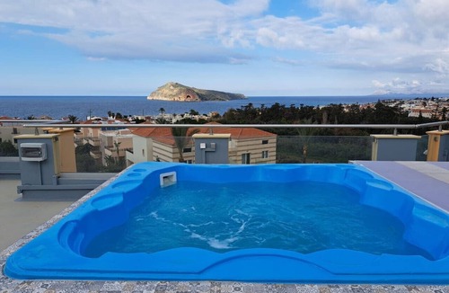 Agia Apartment | Kallia’s lux apt with Sea View & Cool Jacuzzi
