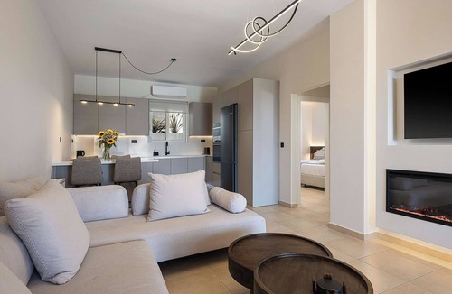 Agia Apartment | Kymélia Ground Suite With Private Pool & SeaView