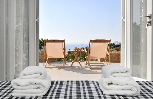 Kampos Villa | Luxurious Villa featuring a private pool, scenic outdoors and breathtaking views