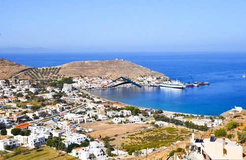 Korissia Villa | Luxurious villa with a swimming pool, sea and sunset view