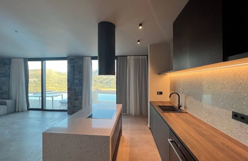 Agios Vasileios Villa | Luxury CaveStyle Smart Feature Villa Morfeas, Mountain View in Neromai Residence