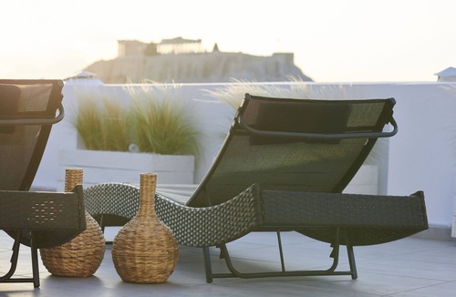 Mets Villa | Ma Maison Acropolis Mansion,Penthouse N°7, Roof Garden, Acropolis view, 500 Mbps