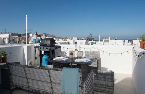 Mykonos Apartment | Maisonette with Beautiful Terrace