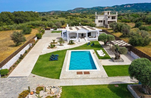 Filerimos Villa | Marble Pool Villa with Private Pool