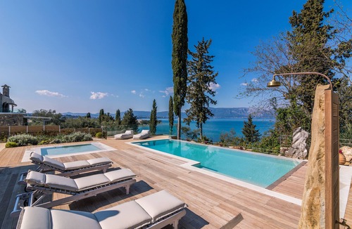 Corfu Town Villa | Melithea Seaview Villa – Private Luxury with Infinity Heated Pool & Sea Views