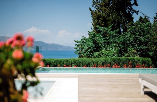 Corfu Town Villa | Melithea Seaview Villa – Private Luxury with Infinity Heated Pool & Sea Views