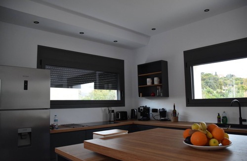 Douliana Villa | Modern & luxurious Villa Tsivaras, Private pool, 5mn from Kalyves Beach, Chania