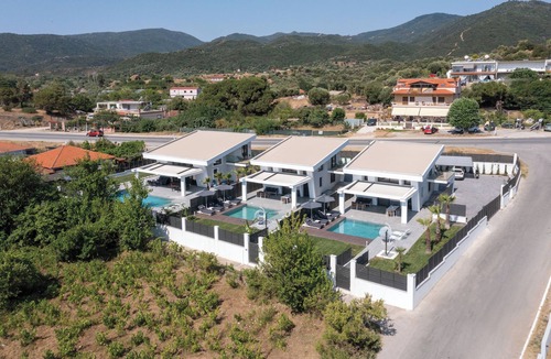 Sarti Villa | Modern villa with a heated private pool in the heart of Sarti, Halkidiki