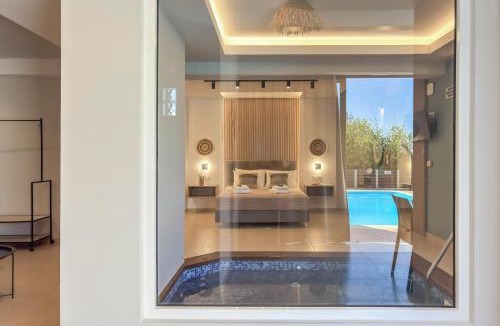 Skoutelonas Villa | Olive Chrysi Luxury Villa with in-room plunge pool