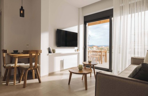 Paleros Apartment | Olive & Tulip Suites – Modern First-Floor Apartment with Sea View