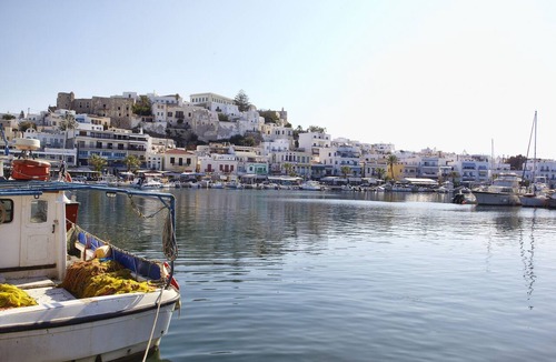 Agios Prokopios Hotel | One bed, fully detached apartment, 1 bath, sea view, communal pool, breakfast
