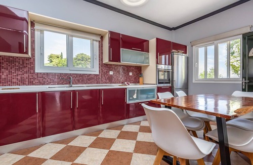 Sinarades Villa | Private hillside villa with heated pool and magnificent views over Ionian Sea