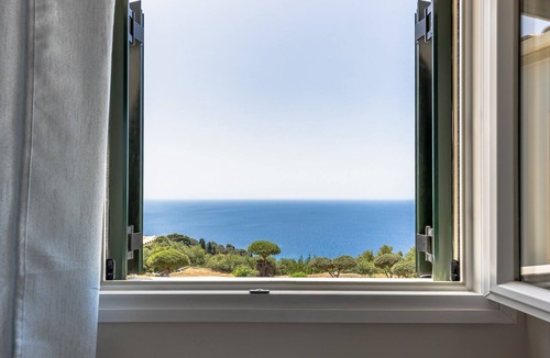 Sinarades Villa | Private hillside villa with heated pool and magnificent views over Ionian Sea