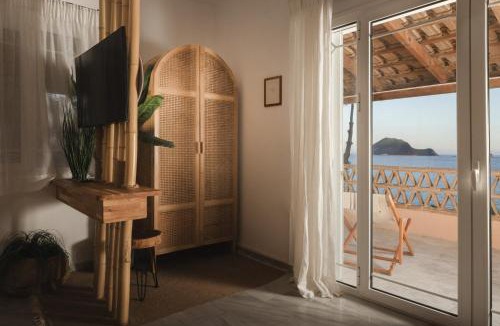 Porto Koukla Apartment | Private Studio Apartment, Unique Location - Sea View