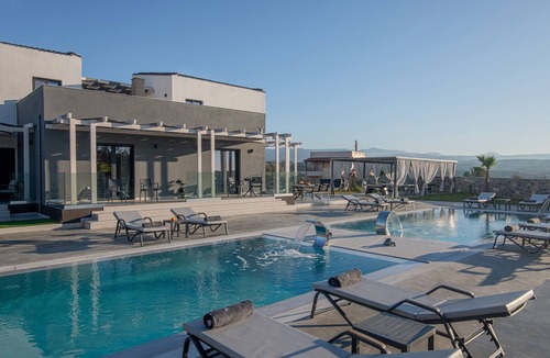 Panormos Villa | Pura Vida Villa, 2 Heated Pools, Hot Tubs & Sauna