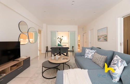 Piraeus Apartment | Radiant 3BR in Pireas Near Marina Zeas and Metro