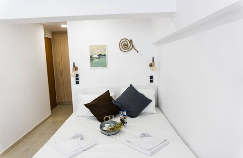 Rethymno Apartment | Reflection of neutral warm `Urban Cocoa`