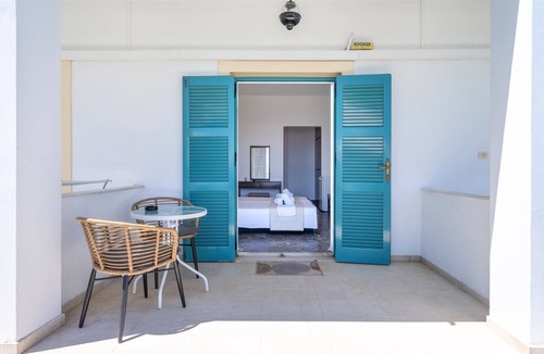 Benitses Apartment | Room 'Garden View 1' with Private Terrace, Wi-Fi and Air Conditioning