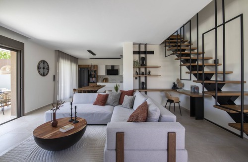 Nees Pagases Villa | Salina SPA Villas - with PRIVATE ECO-POOL, SAUNA & Hot Tub