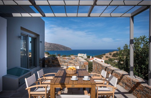 Agios Nikolaos Town Villa | Seafront Luxury in Crete With Private Pool & Sauna
