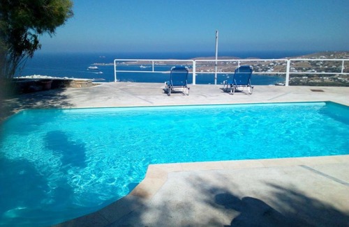 Parikia House | Semi-detached house on the heights of Parikia - Exceptional view of the Cyclades