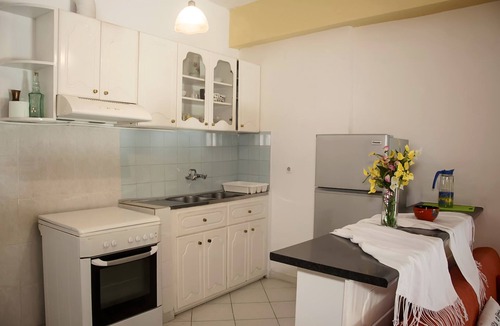 Sinarades Apartment | Studio Apartment Tonia with sea view and garden - Pelekas Beach, Corfu