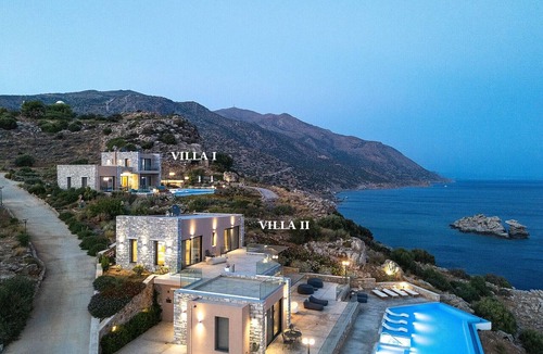 Vizari Villa | Stunning Seafront complex with 2 infinity pools!