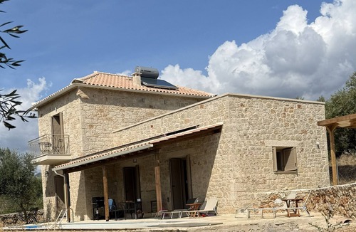 Kardamyli Villa | Stunning villa with breathtaking mountain and sea views and private pool.