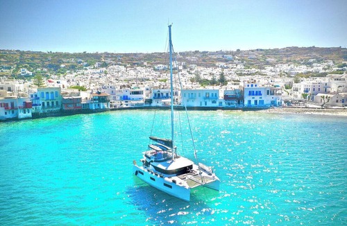Tourlos Boat Rental | Sun-Kissed Sailing Adventure in Islas Cícladas, Mykonos