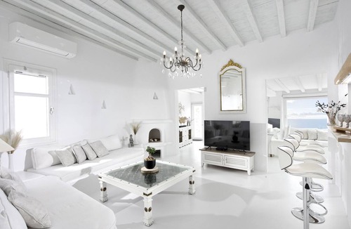 Agios Ioannis Villa | SUPERB LUXURY SUNSET SEA VIEW VILLA POOL-Yoga-Surf by Calypso Sunset