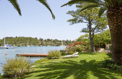 Yenion Villa | Superb waterfront villa with private pool, jetty, motorboat included and sauna