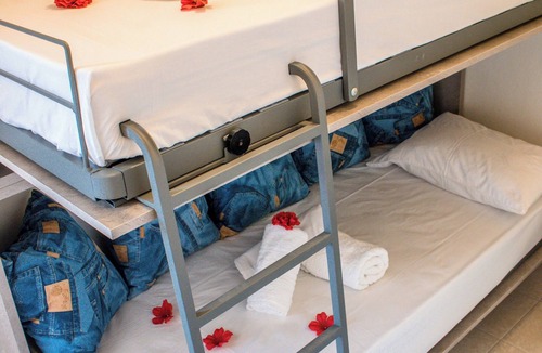 Ios Town Hotel | Superior Room for 2-4 guests, with private balcony and sea viewn