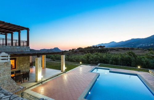 Lefkogeia Villa | Thalia, Traditional Stone Villa, Intimate Spaces & Private Pool, Family Friendly