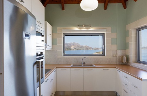Plaka Villa | Thea Sea View Villa, with Private Pool & Walking distance to the beach